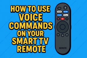 How to Use Voice Commands on Your Smart TV Remote