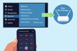 Connecting a TV to Wi-Fi Without a Remote