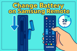 How to Change Battery on Samsung Remote