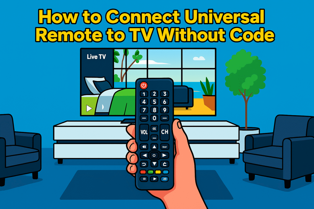 How to Connect Universal Remote to TV Without Code