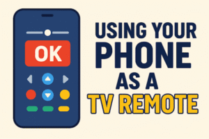 using phone as a tv remotes