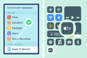 How to Add Apple TV Remote to Control Center 