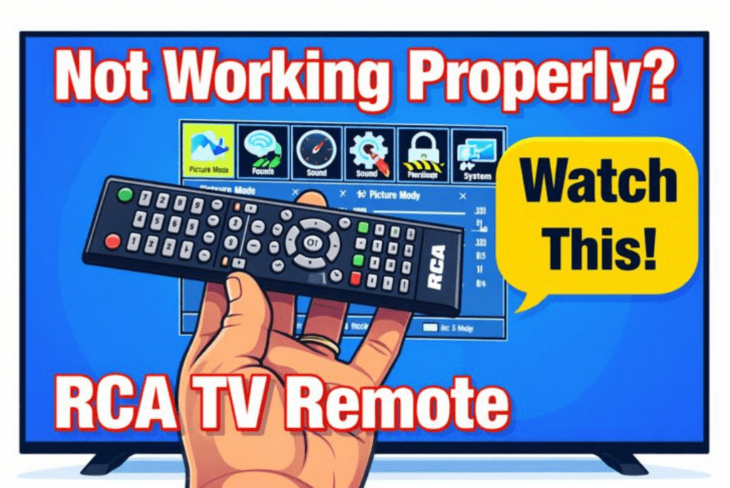 RCA Remote Not Working on Samsung TV
